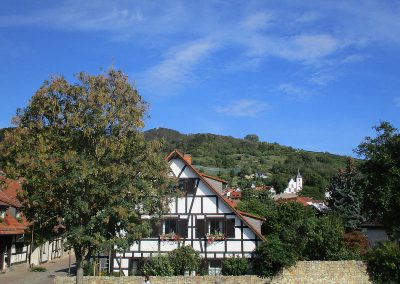 Zwingenberg with the mountain church